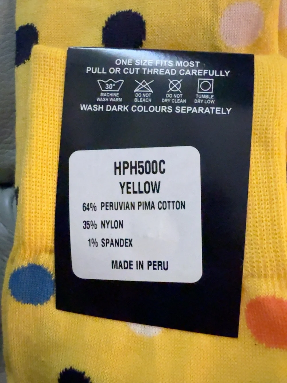 NWT Paul Fredrick Pima Cotton Polka Dot Dress Socks HPH500C 2 Pair